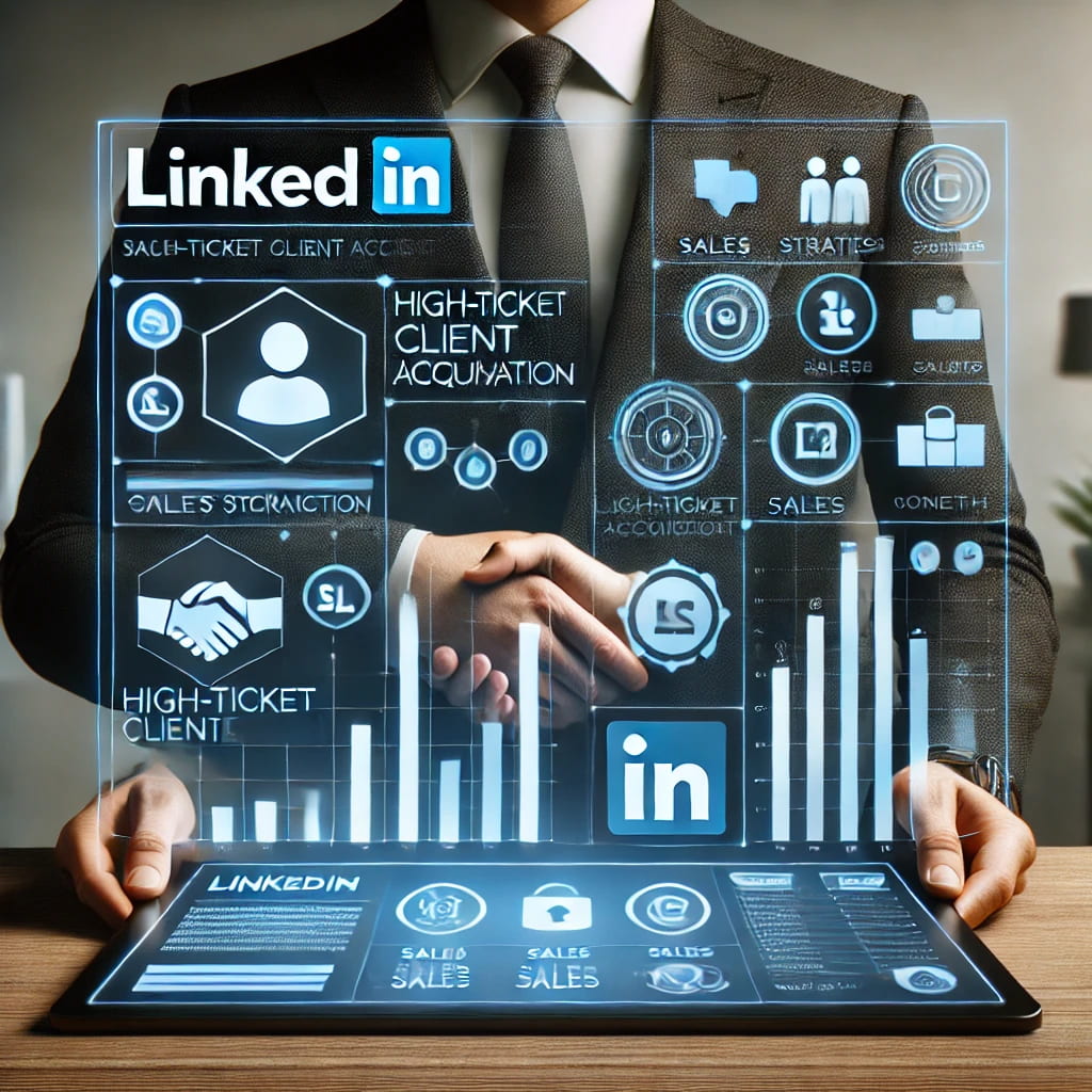 capta clientes y cierra servicios de alto ticket en linkedin