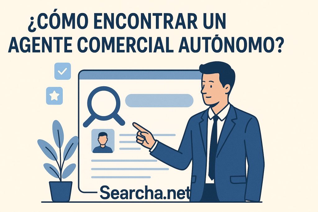 Cómo encontrar un agente comercial autónomo